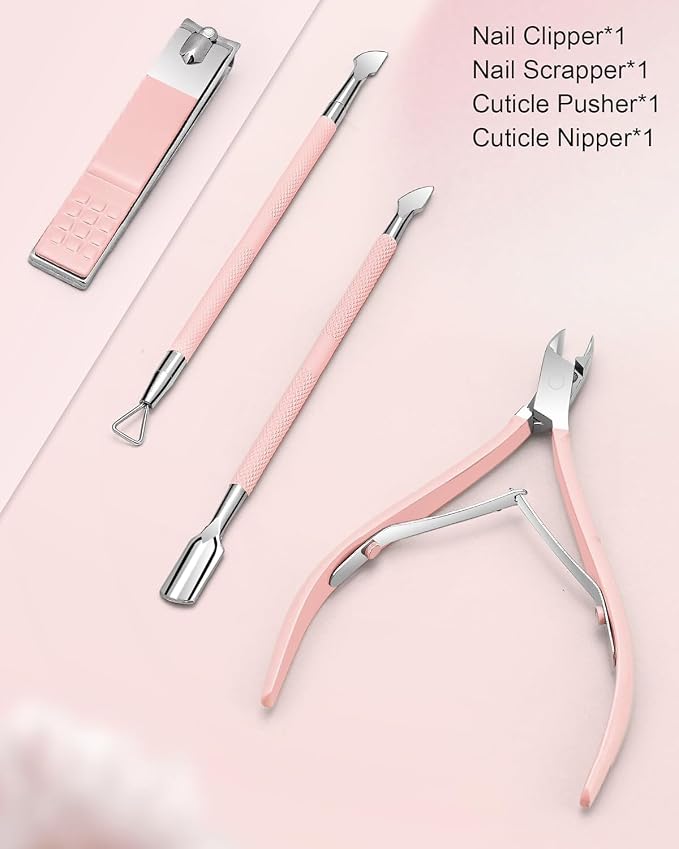 Cuticle Trimmer with Cuticle Pusher and Nail Clipper - Image 8