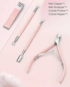 Cuticle Trimmer with Cuticle Pusher and Nail Clipper - Image 8