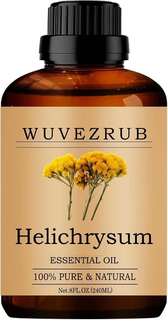 Helichrysum Essential Oil - 240ML Pure and Natural by WUVEZRUB