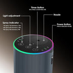 Waterless Essential Oil Diffuser, 7 Colors LED Light, Battery Powered Mini - Image 3