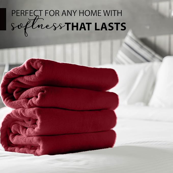 KAHAF COLLECTION 100% Cotton Bath Towels, 24x48 Pack of 6 Towels, Quick Dry - Image 3