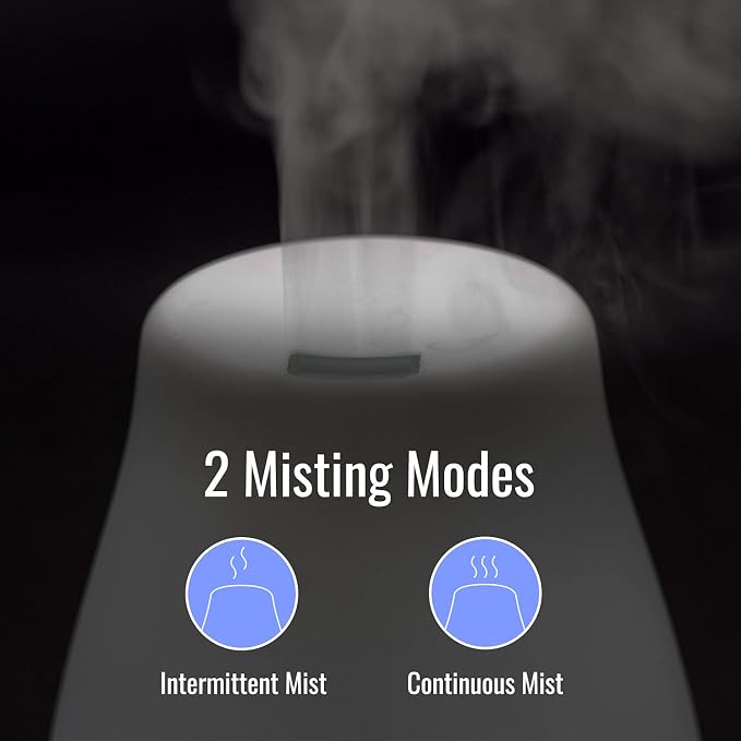 HealthSmart Essential Oil Diffuser, Cool Mist Humidifier and Aromatherapy - Image 3