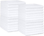 Amazon Basics Highly Absorbent, Fast Drying 100% Cotton Washcloths by AmazonBasics