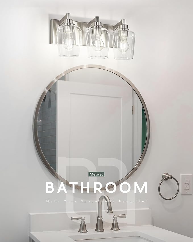 Bathroom Light Fixtures, 3-Light Modern Vanity Light - Image 3