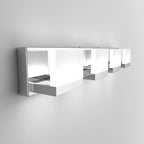Tipace 4 Lights LED Modern Vanity Light Chrome Bathroom Lighting Fixture Up and - Image 6