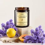 Lavender Scented Candles, 7oz Soy Wax Candle, Long Lasting Aromatherapy Jar - Image 4