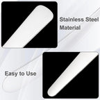 Pndeyo 3pcs Mini Stainless Steel Makeup Spatula, Reusable Cosmetic Cream - Image 3