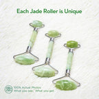kimkoo Jade Roller and Gua Sha for Face-3 in 1 Kit - Image 4