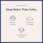 Brooklinen Silk Eye Mask for Sleeping – Ivory, 100% Mulberry Silk Sleep Mask - Image 4
