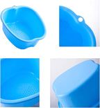 AXLOFO® Foot Soaking Bath Basin, Large Plastic Foot Soaking Tub, Feet Massage - Image 4