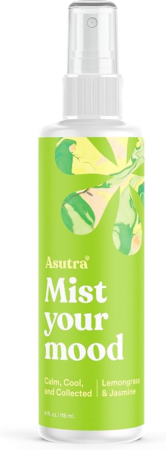 Asutra Lemongrass & Jasmine Multi-Use Natural Aromatherapy Room Spray, Calming by ASUTRAASUWD