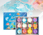 Bath Bombs with Surprise Inside, 6/12 Pack Fizzy Bubble Bath Gift Set, Dinosaur by Unknown