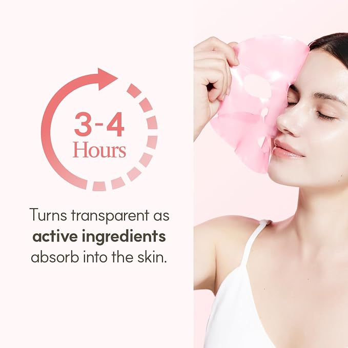 The Face Shop Rose PDRN Pink Collagen Face Mask, Korean Glass Skin Essential - Image 3