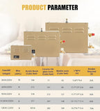 CGOLDENWALL 9KW Commercial Self-Draining Steam Generator Shower System Home - Image 7