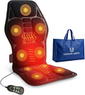 Back Massager with Heat, Vibration Massage Seat Cushion with 8 Massage Nodes & by birthdaygiftsforwomen