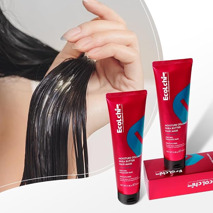 Collagen Shea Butter Hair Mask Deep Repair Conditioning Moisture Collagen Shea - Image 6