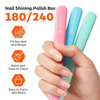 Modelones Glass Nail Files, Double-Sided Reusable Sandblasted Fingernail - Image 5
