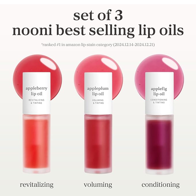 NOONI Korean Lip Oil Set - Image 3