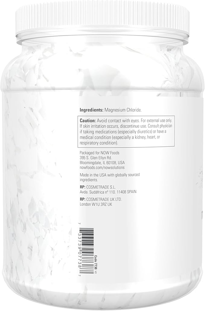 NOW Foods Solutions, Magnesium Flakes, 100% Pure, from the Ancient Zechstein - Image 3