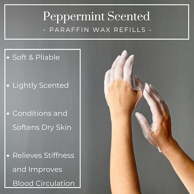 6lb Peppermint Scented Paraffin Wax - Image 2