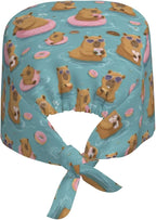 Alligator Ice Cream Working Cap, Scrub Cap - Image 2