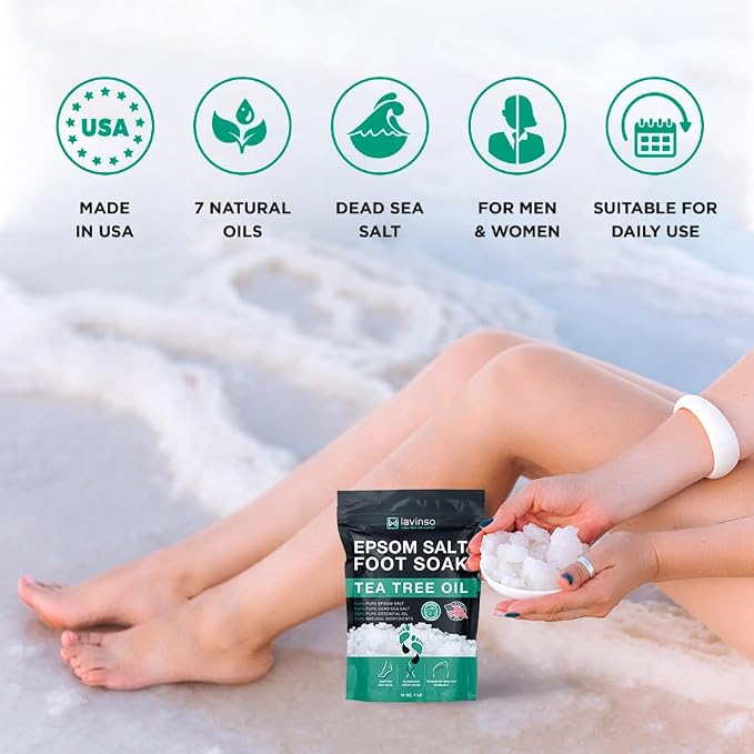 Tea Tree Oil Foot Soak with Epsom Salt - Image 5