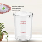 Water Jar for Facial Steamer Professional, Large Capacity Plastic Water Cup for - Image 3