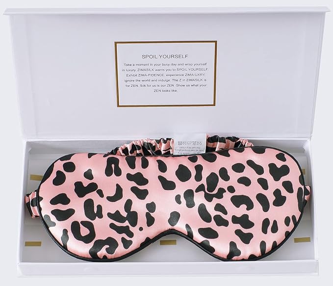 ZIMASILK Adjustable 100% 22 Momme Mulberry Silk Sleep Mask by ZIMASILK