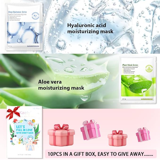 Kaely 10 Pack Variety Face Masks - Image 4