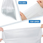 Teling 60 Pcs 60 Pcs Disposable Sauna Blanket Liners, 47x83 Inch Plastic Sheets - Image 5