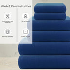 CASA COPENHAGEN Waffle 2Pcs 100% Egyptian Cotton Large Designer Bathsheet - Image 4