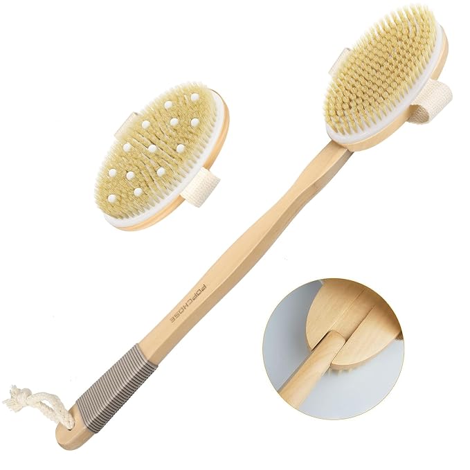 Dry Brushing Body Brush, POPCHOSE Body Scrubber by Popularchoicesfromhere