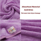 M-bestl 2 Pack Microfiber Hair Towel Wrap, Hair Drying Towel - Image 3