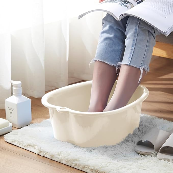Foot Soaking Tub Sturdy Soaking Feet Bucket Large Size Foot Basin Thickened - Image 2