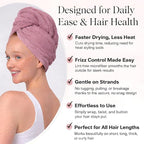 Luxury Microfiber Hair Towel Wrap - Image 3