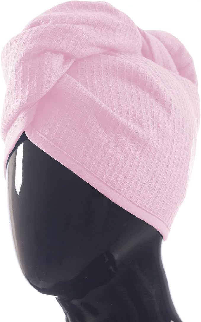 100% Turkish Cotton Hair Towel Wrap - Image 2