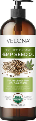 velona Hemp Seed Oil USDA Certified Organic by VELONA