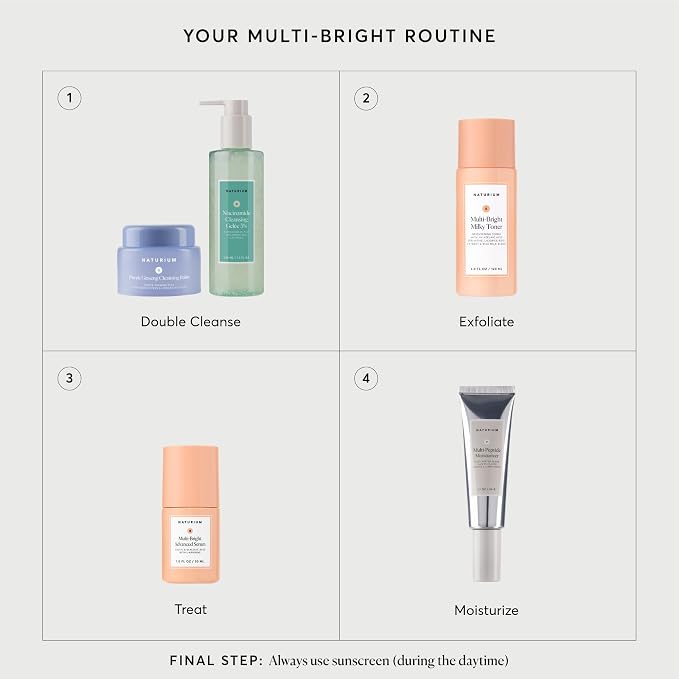 Naturium Multi-Bright Milky Toner, Exfoliating Skincare - Image 6