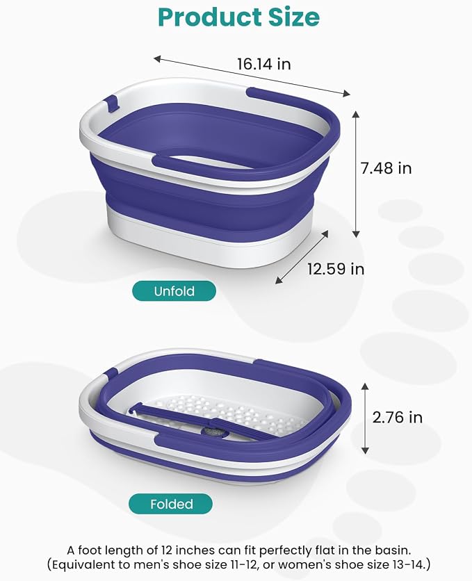 Nekteck Foot Soaking Tub Collapsible Bucket - Image 8