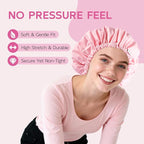 Years Calm Shower Cap for Women Waterproof Reusable – 27g Ultra Lightweight - Image 5