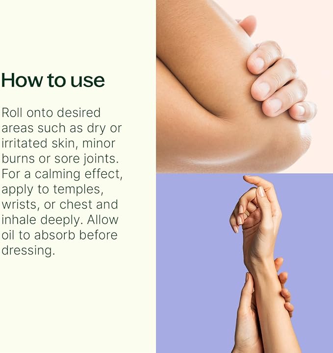 Plant Therapy Organic Lavender & Frankincense Castor Body Oil Roll-On 30 mL - Image 5