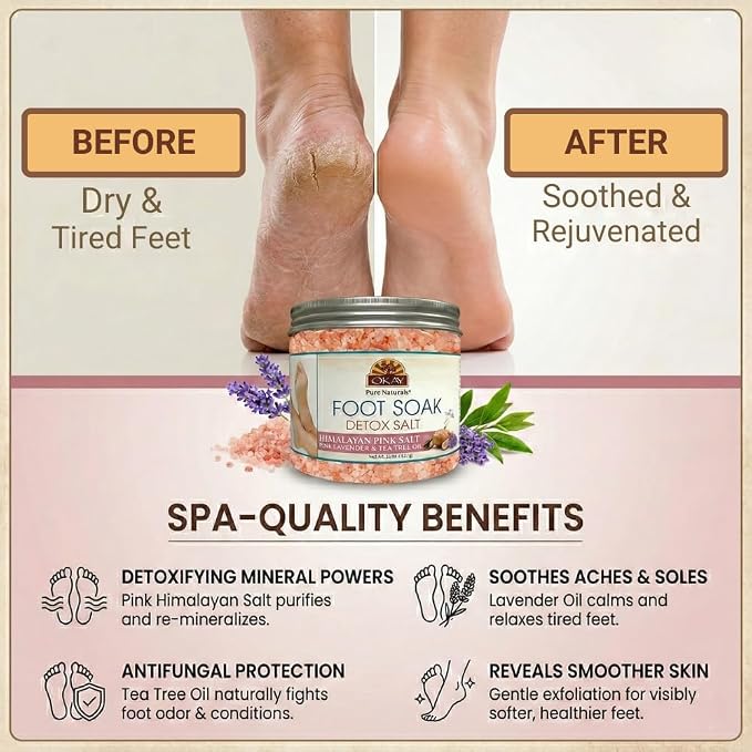 OKAY Foot Soak Detox Salt - Image 4