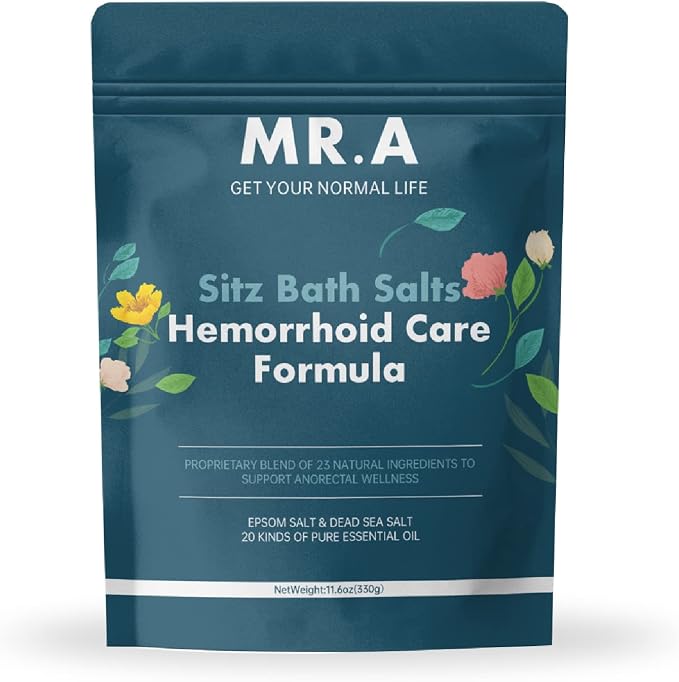 Sitz Bath for Hemorrhoids, Premium Grade 23 Ingredients, Advanced Hemorrhoid by MR.A