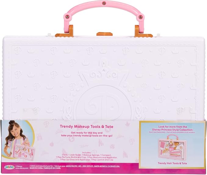 Disney Princess Style Collection Girls Trendy Makeup Tote Bag, Trendy Pretend - Image 6