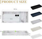 Silicone Bathroom Tray Small Vanity Organizer Rectangle Sink Caddy Sponge - Image 6