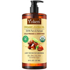 Yoken USDA Organic Jojoba Oil Cold Pressed 8 fl oz, 100% Pure & Natural by Yoken