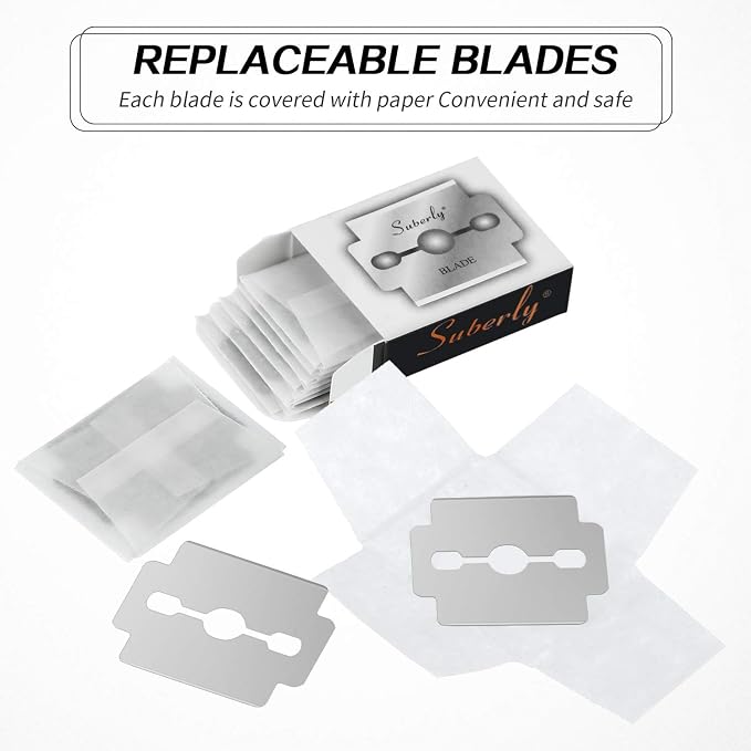 50 Pieces Callus Shaver Replacement Blades Corn Plane Stainless Steel Blades - Image 3