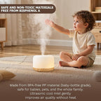 500ml Premium Essential Oil Diffuser, Quiet 4-in-1 Ultrasonic Aromatherapy - Image 6