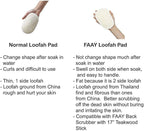 Loofah Sponge Refill for FAAY Back Scrubber on Stick, 3 Packs - Image 2