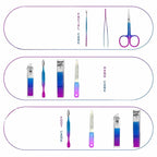Manicure Set Nail Clipper Set Women Men Travel Manicure Kit Nail Clipper Kit - Image 3